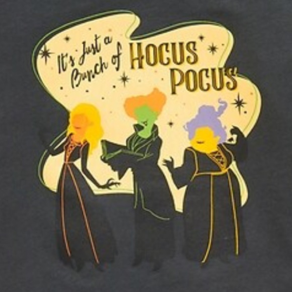 Kids Hocus Pocus Sanderson Sisters Disney T-Shirt - Size XL 14/16 - NWT - Picture 2 of 2